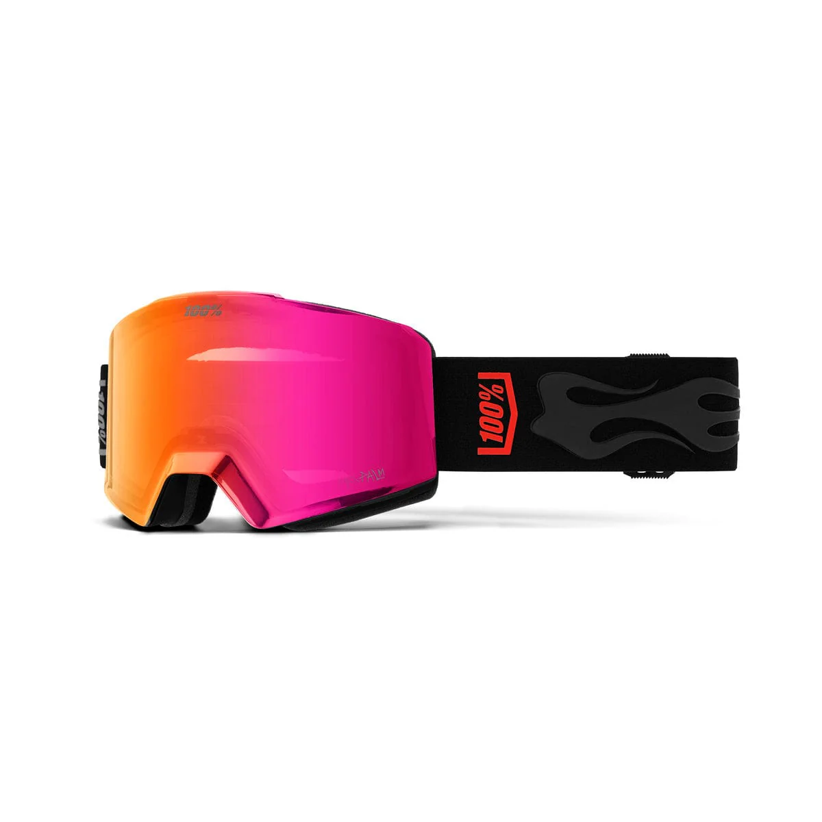 100% NORG HiPER Goggle Max Palm - Mirror Black Lens - Image 2