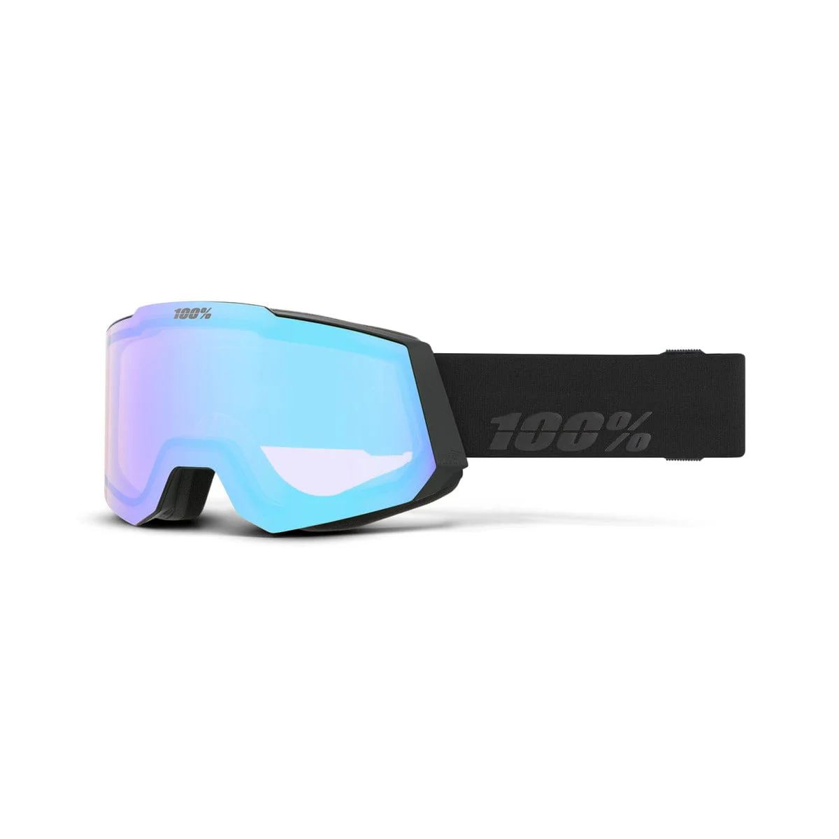 100% SNOWCRAFT HiPER Goggle Black/Green - Mirror Green Lens - Image 2
