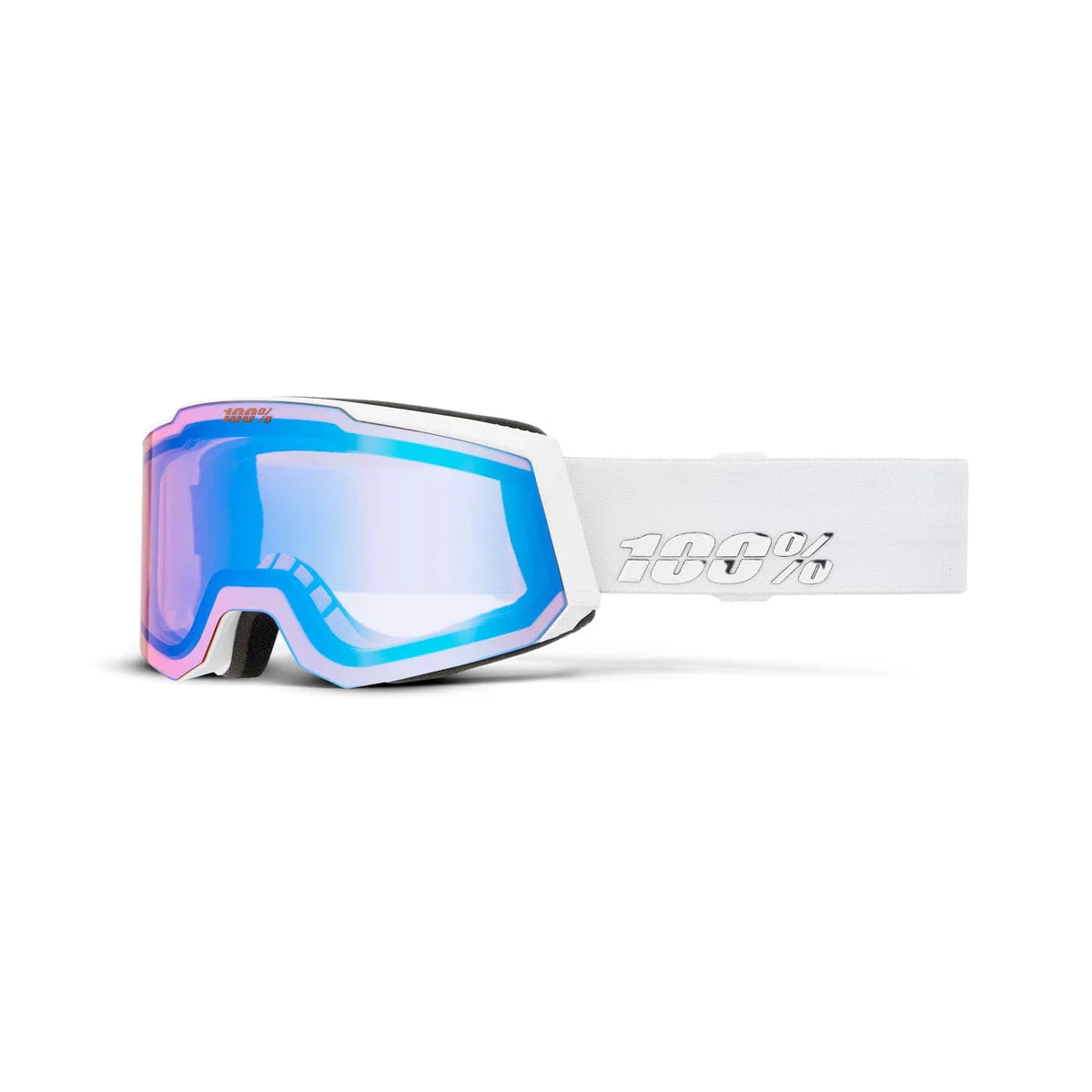 100% SNOWCRAFT S HiPER Goggle White/Lavender - Mirror Lavender Lens - Image 2