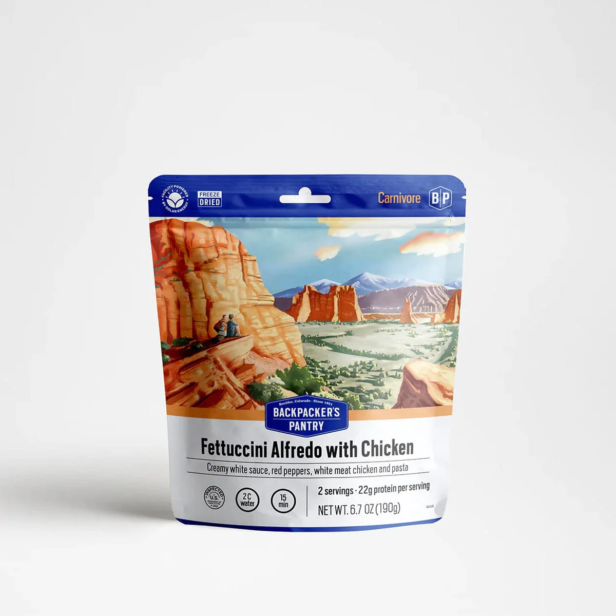 Backpacker's Pantry Fettuccini Alfredo with Chicken - Image 2