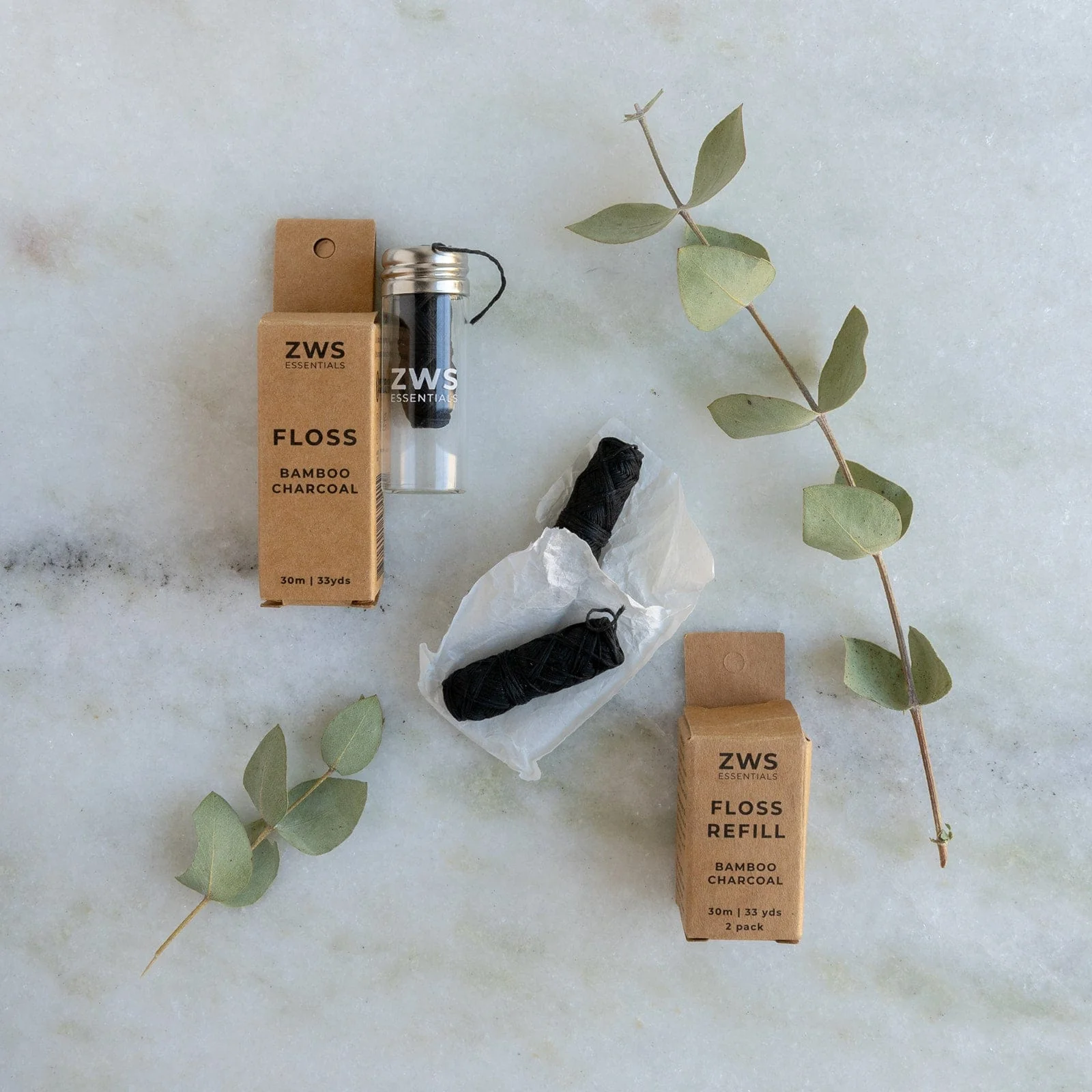 Bamboo Charcoal Floss by Zero Waste - Image 2