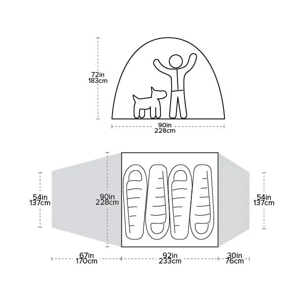Big Agnes Bunk House 4 Tent - Image 9