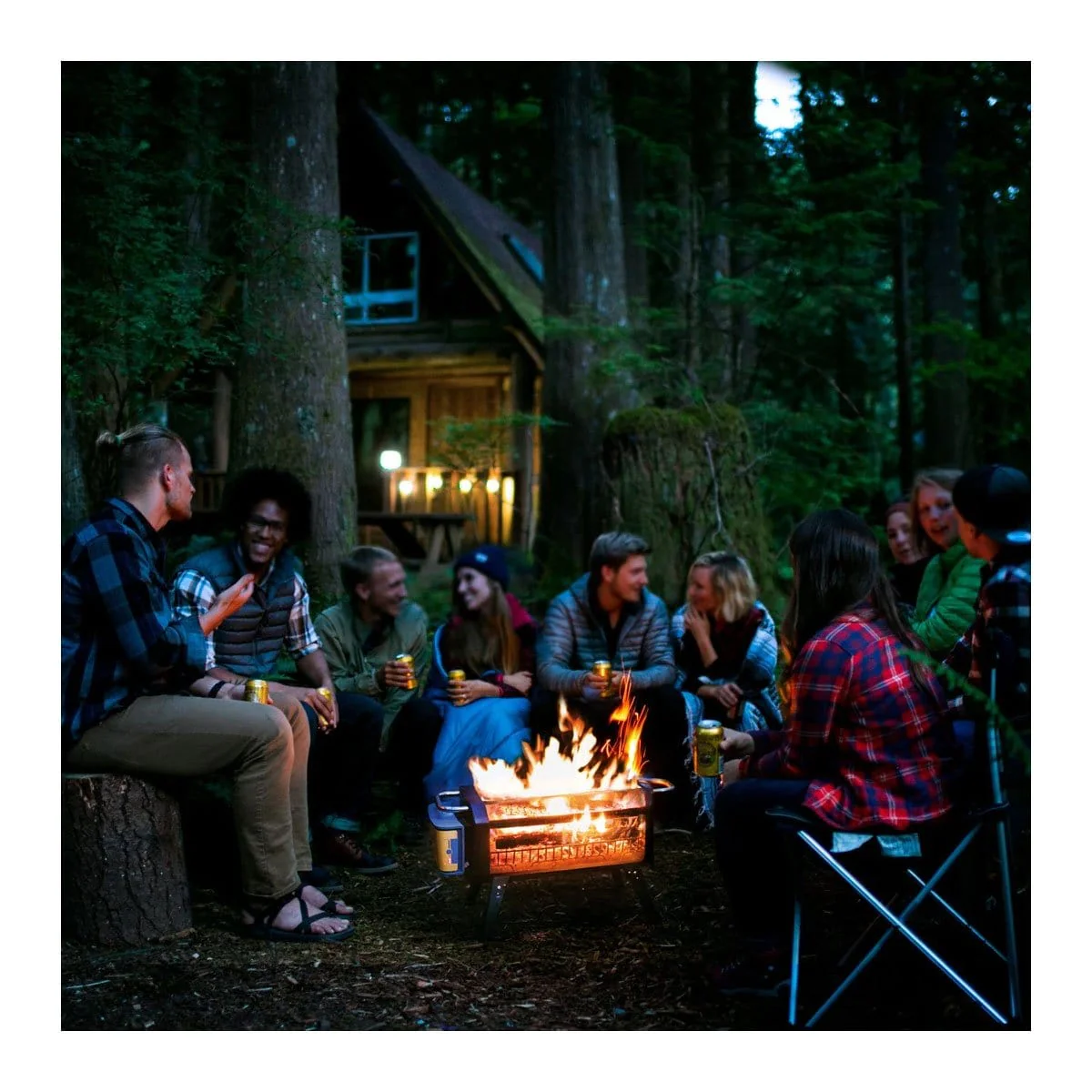 BioLite, FirePit+, Smokeless Outdoor Wood and Charcoal Burning Fire Pit with Bluetooth and Rechargeable - Image 10