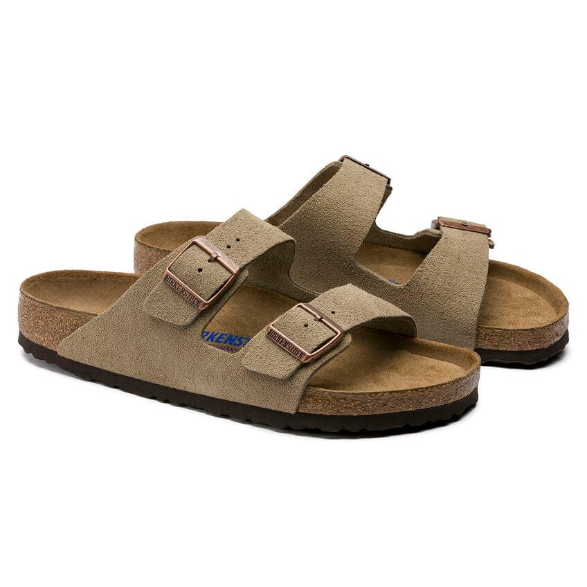 Birkenstock Arizona Narrow Soft Footbed Suede Leather Sandals - Image 5