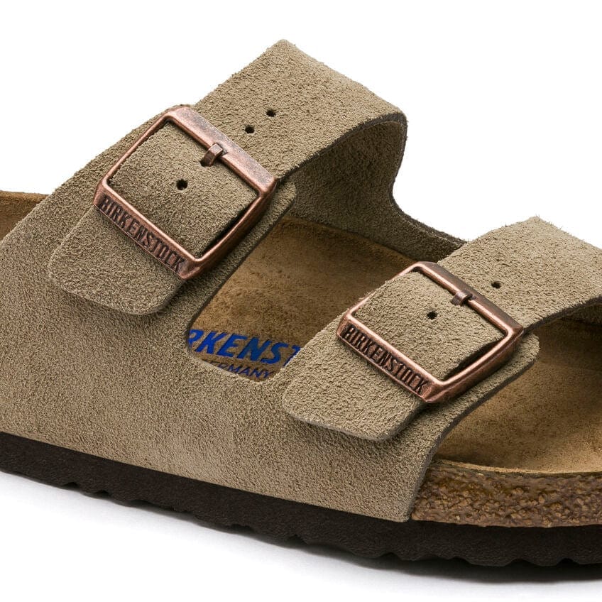Birkenstock Arizona Regular Soft Footbed Suede Leather Sandals - Image 4