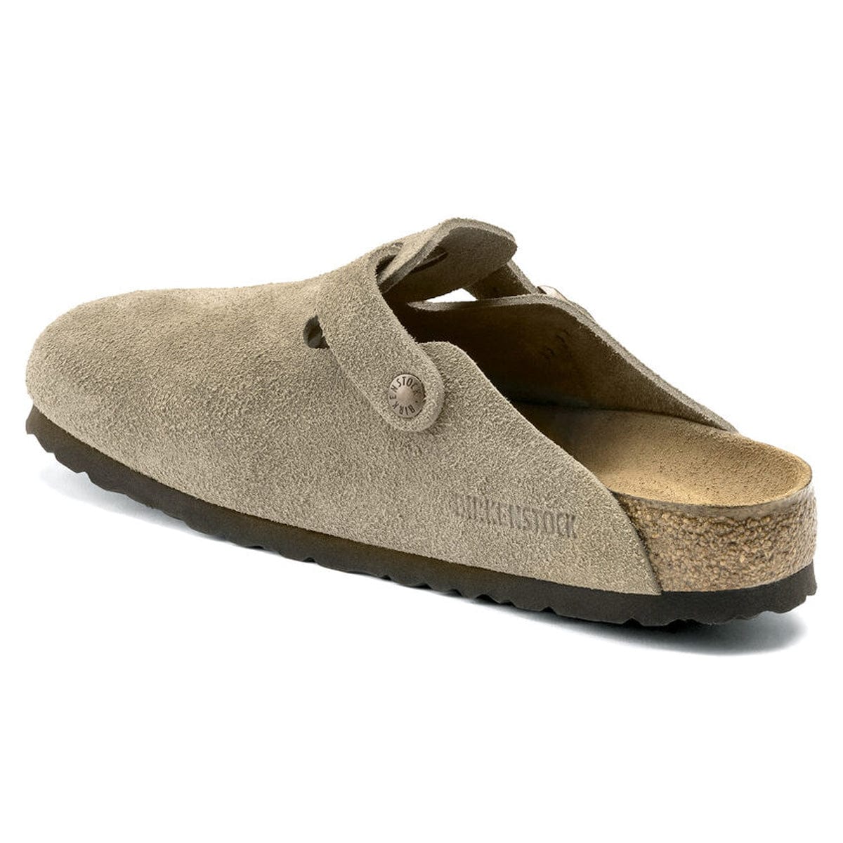 Birkenstock Boston Soft Footbed Narrow Taupe Suede - Image 9