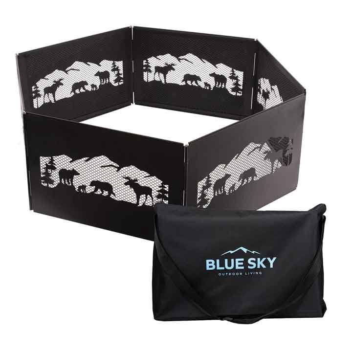Blue Sky The Zion Portable Folding Fire Ring  Northern Woods - Image 2