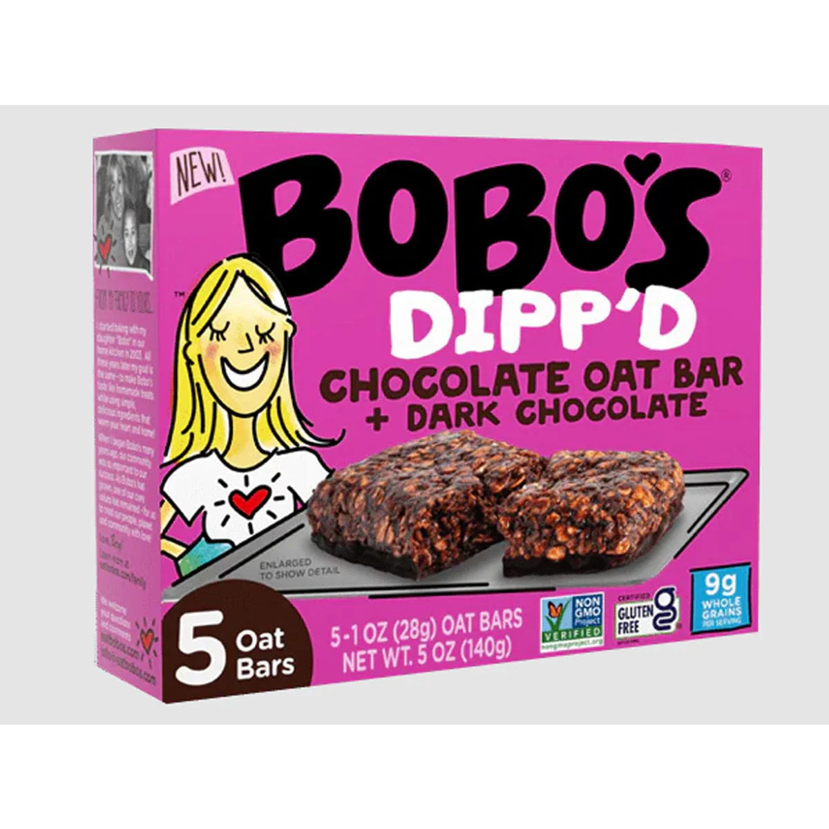 Bobos Dipp'd Chocolate Oat Bars + Dark Chocolate - Image 2