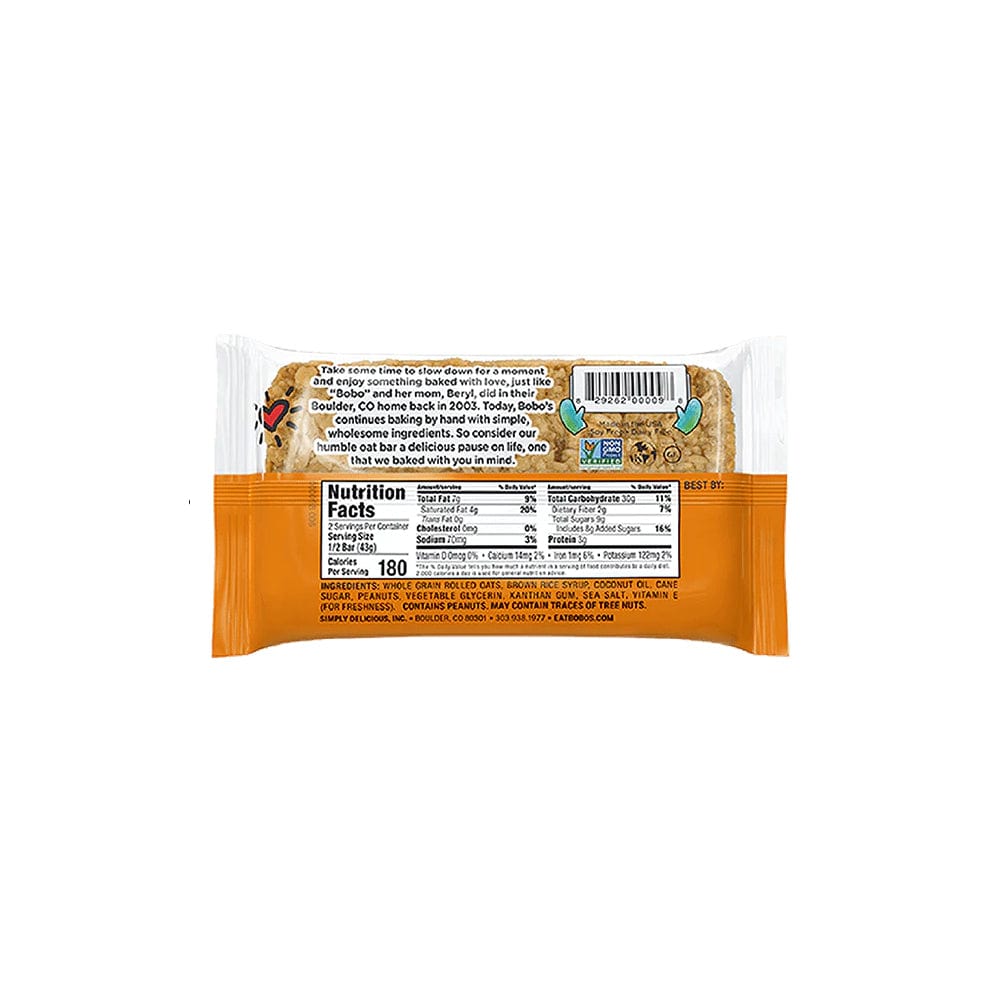 Bobos Oat Bars Peanut Butter - Image 2