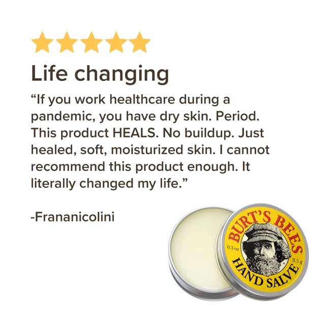 Burt's Bees Hand Salve 0.3oz - Image 3
