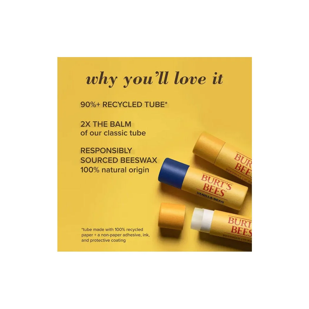 Burt's Bees Vanilla Bean Lip Balm Paper Tube - Image 3