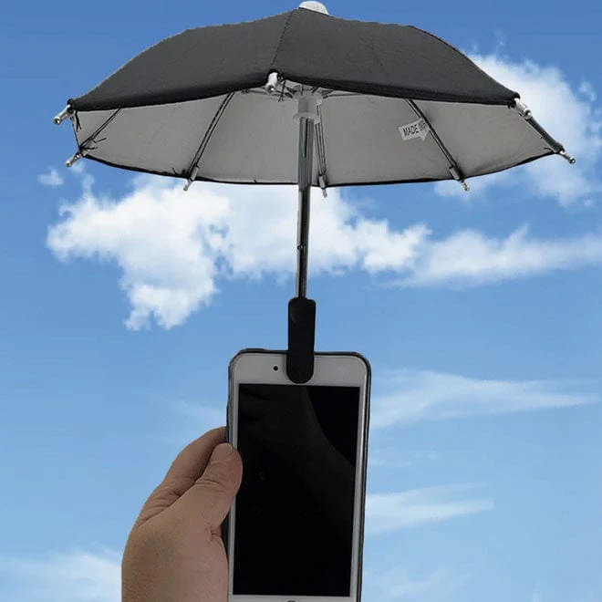 Cell Phone Umbrella Sun Shade Clip