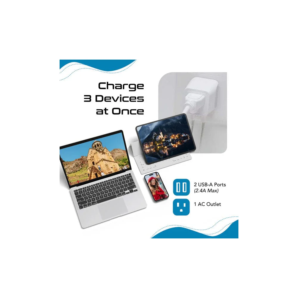 Ceptics European Travel Adapter - Type C - Dual USB (CTU-9C) - Image 9