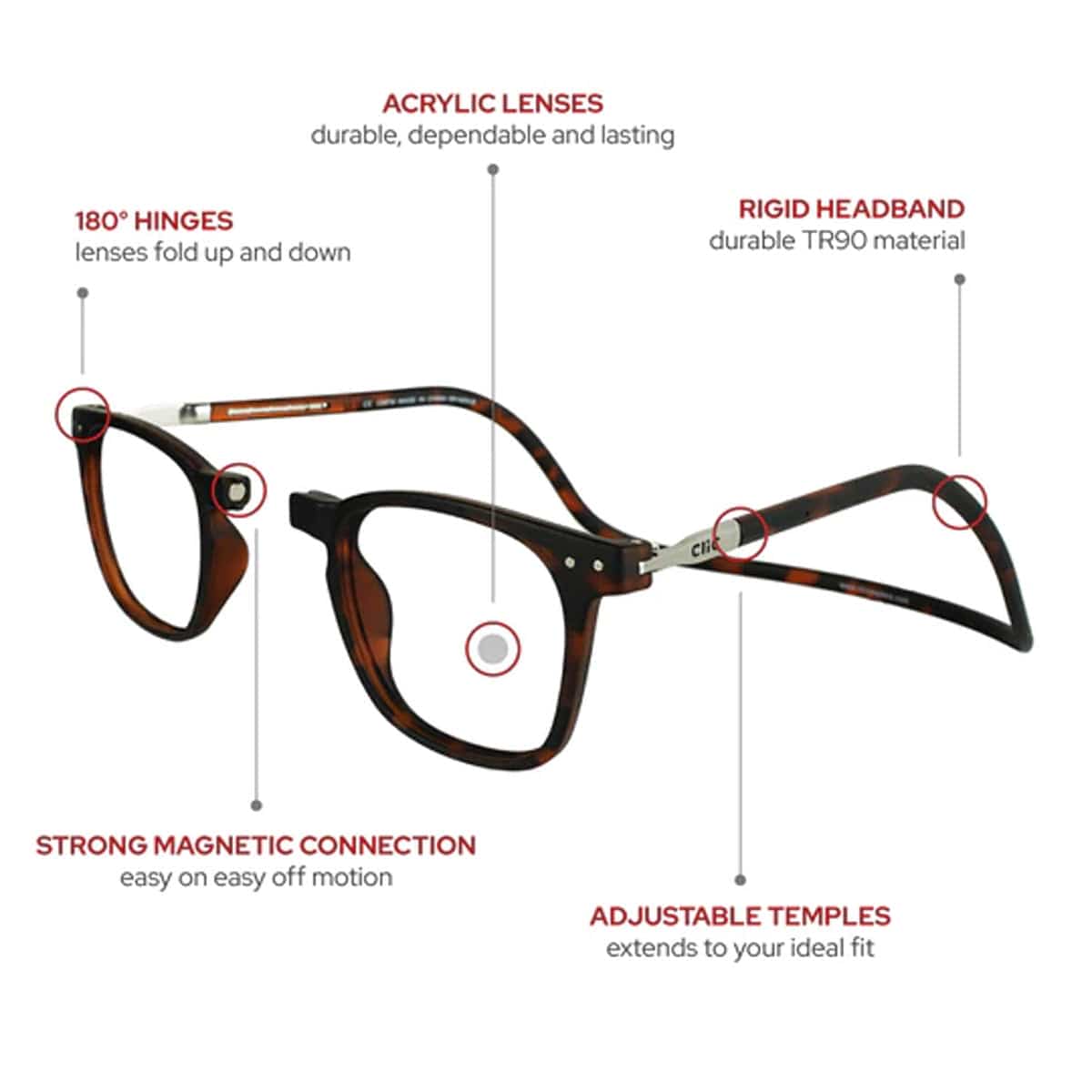 Clic Readers Manhattan Glasses - Image 3