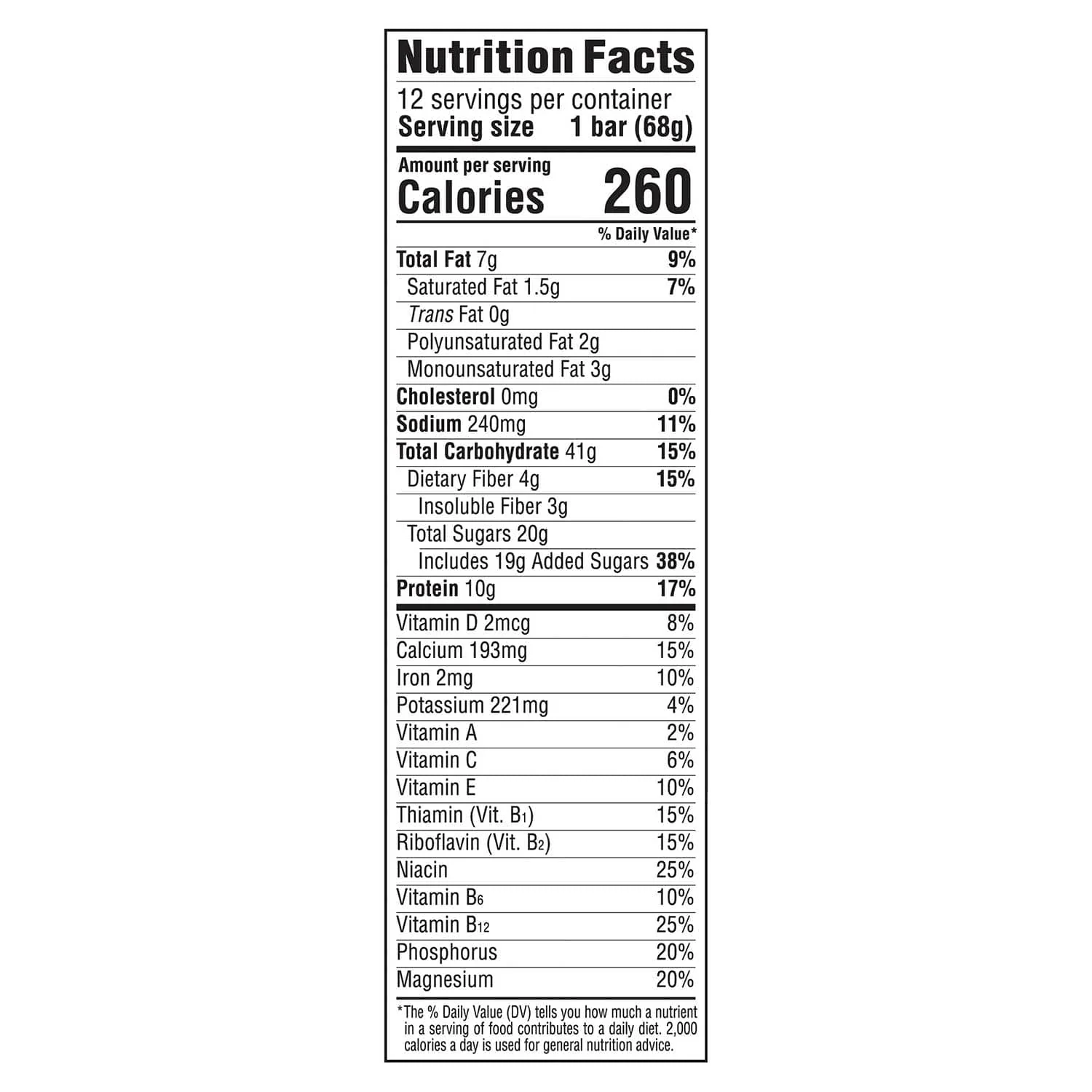 Clif Bar Chocolate Chip Peanut Crunch - Image 2