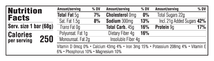 Clif Bar Chocolate Chunk with Sea Salt - Image 3