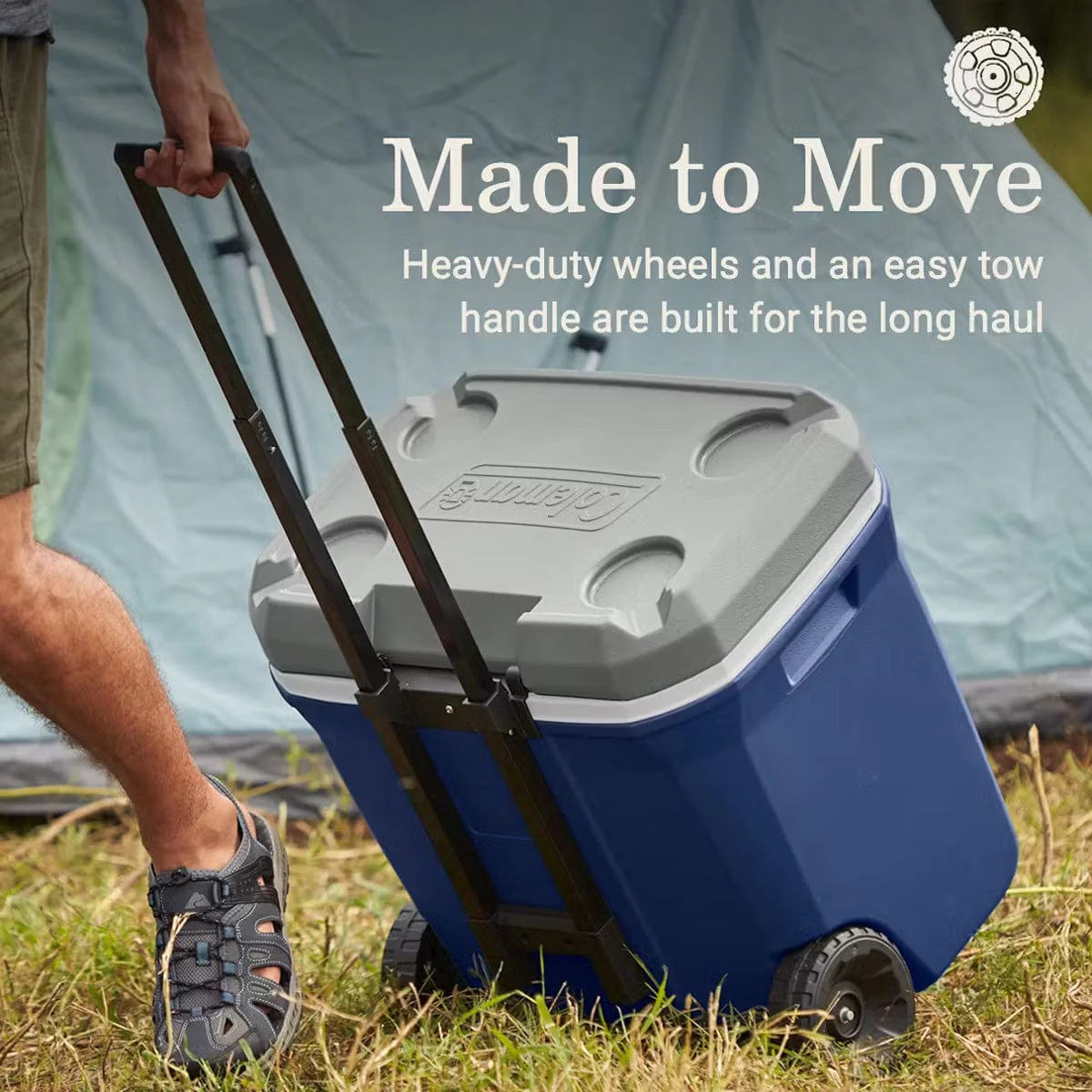 Coleman 316 Series 65qt Chest Cooler with Wheels - Image 2