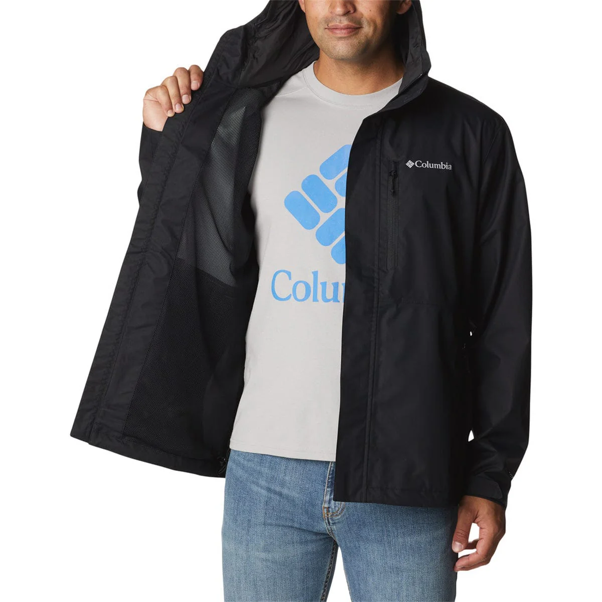Columbia Men's Hikebound Rain Jacket - Image 5