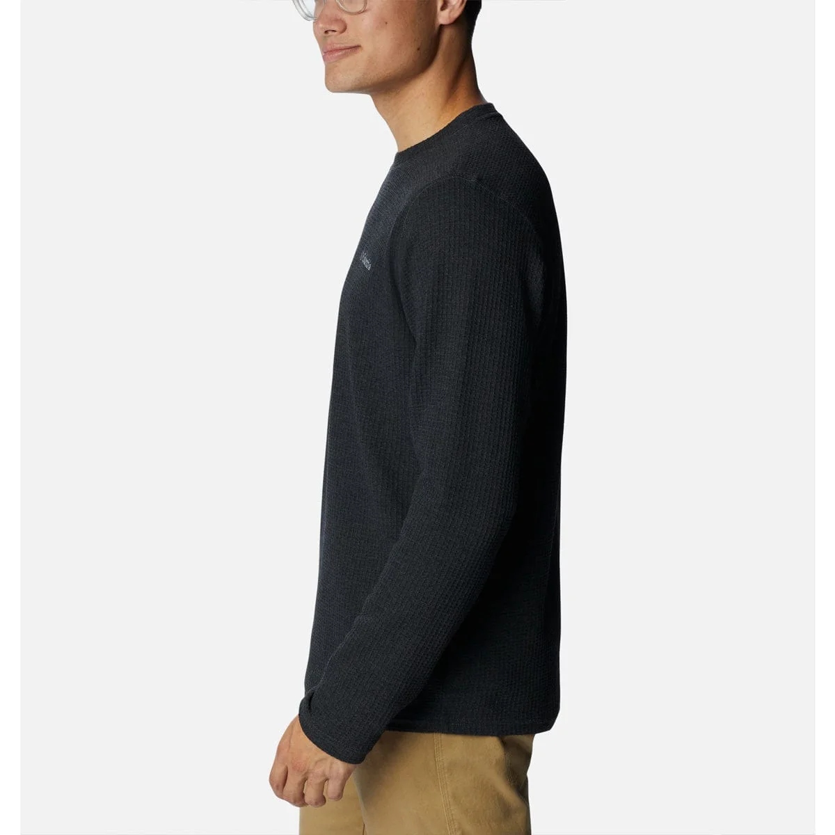 Columbia Men's Pine Peak II Waffle Long Sleeve Crew - Image 3