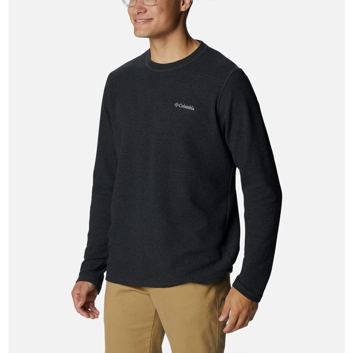 Columbia Men's Pine Peak II Waffle Long Sleeve Crew - Image 5