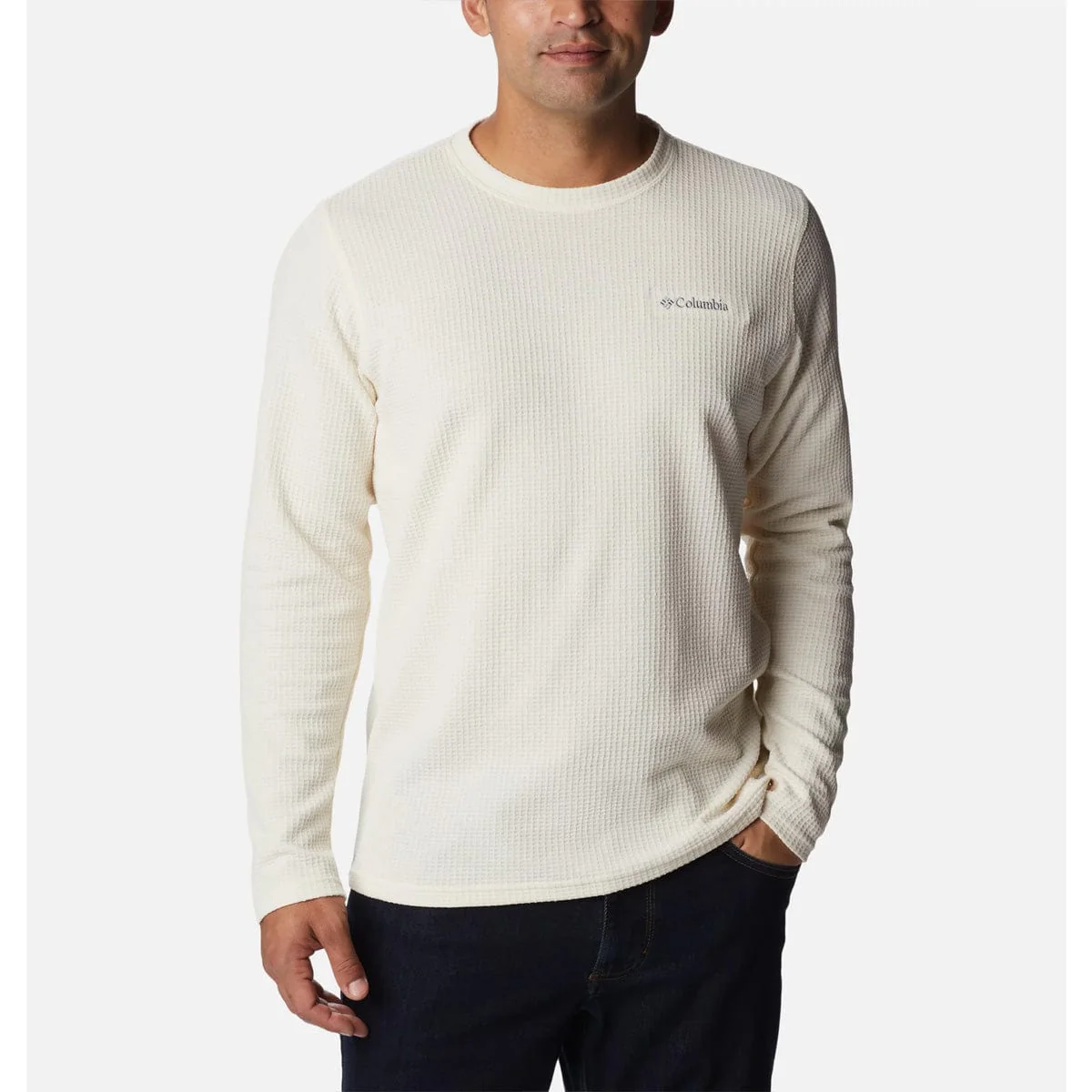 Columbia Men's Pine Peak II Waffle Long Sleeve Crew - Image 6