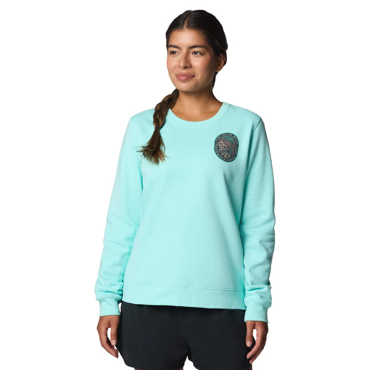 Columbia Women's PFG Graphic Sweatshirt Crew - Image 3
