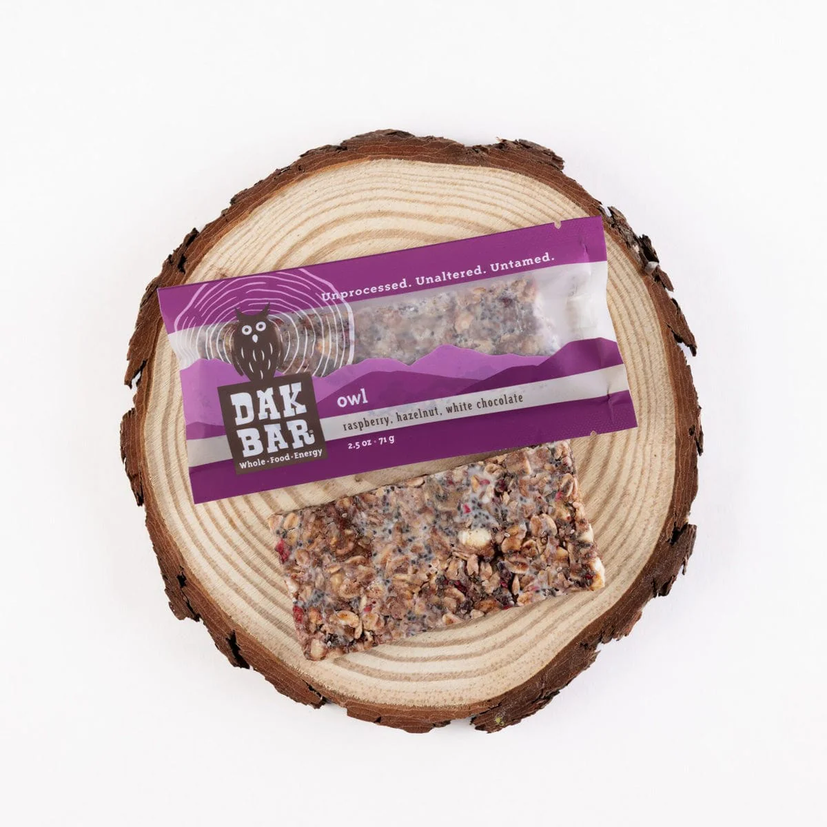 Dak Bar Owl  - Rasberry, White Chocolate & Hazelnut