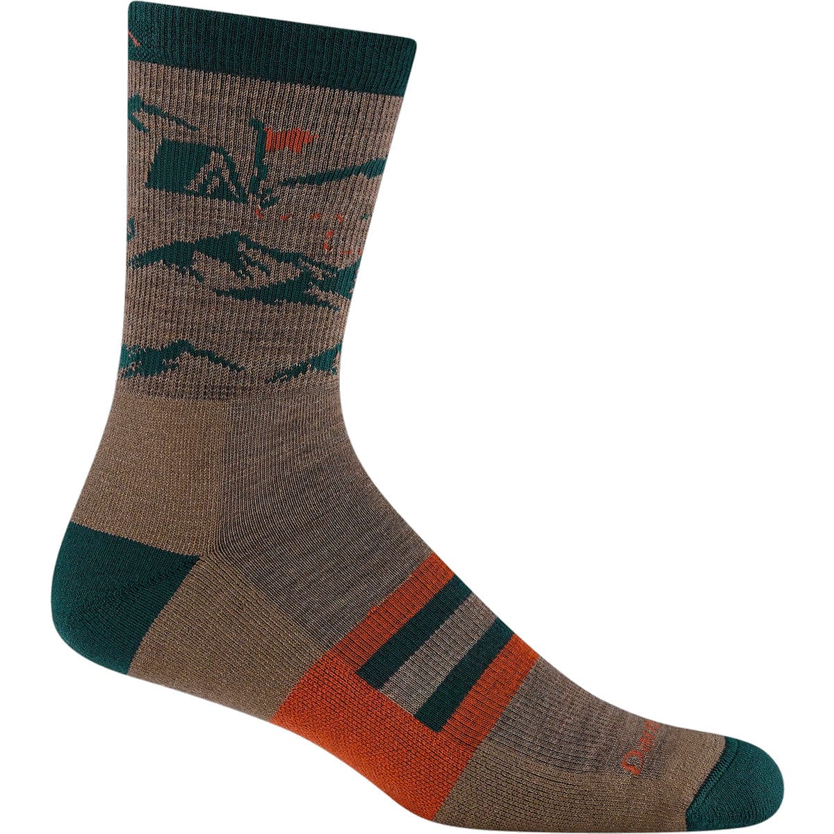 Darn Tough Men's Hike Hut Micro Crew Midweight With Cushion Socks