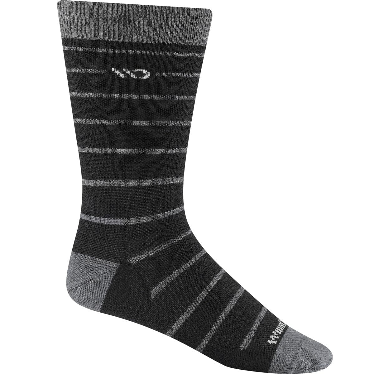 Wide Open by Darn Tough Men's Horizontal Pinstripe Lightweight Crew Sock - Image 2