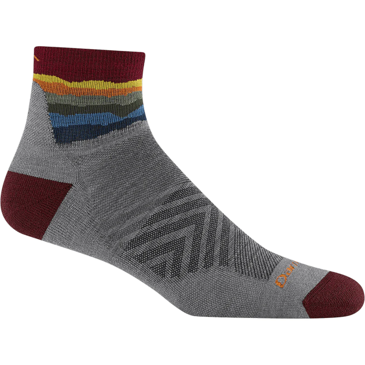 Darn Tough Men's Run Quarter Ultra-Lightweight Running Sock with Cushion - Image 5