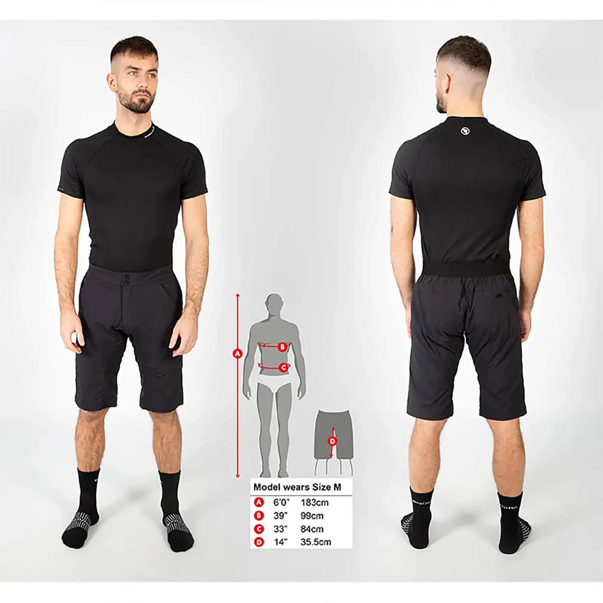 Endura Men's Hummvee Lite Short with Liner - Image 4