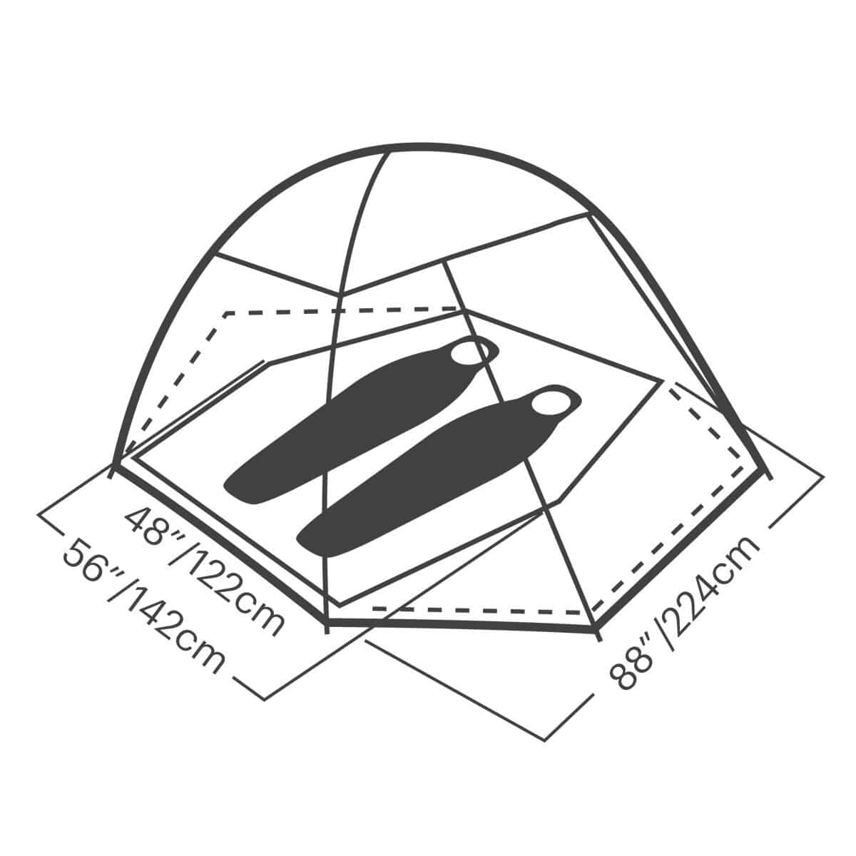 Eureka Mountain Pass 2 Person Tent - Image 3