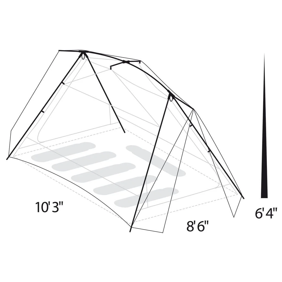 Eureka Timberline SQ Outfitter 6 Person Tent - Image 3
