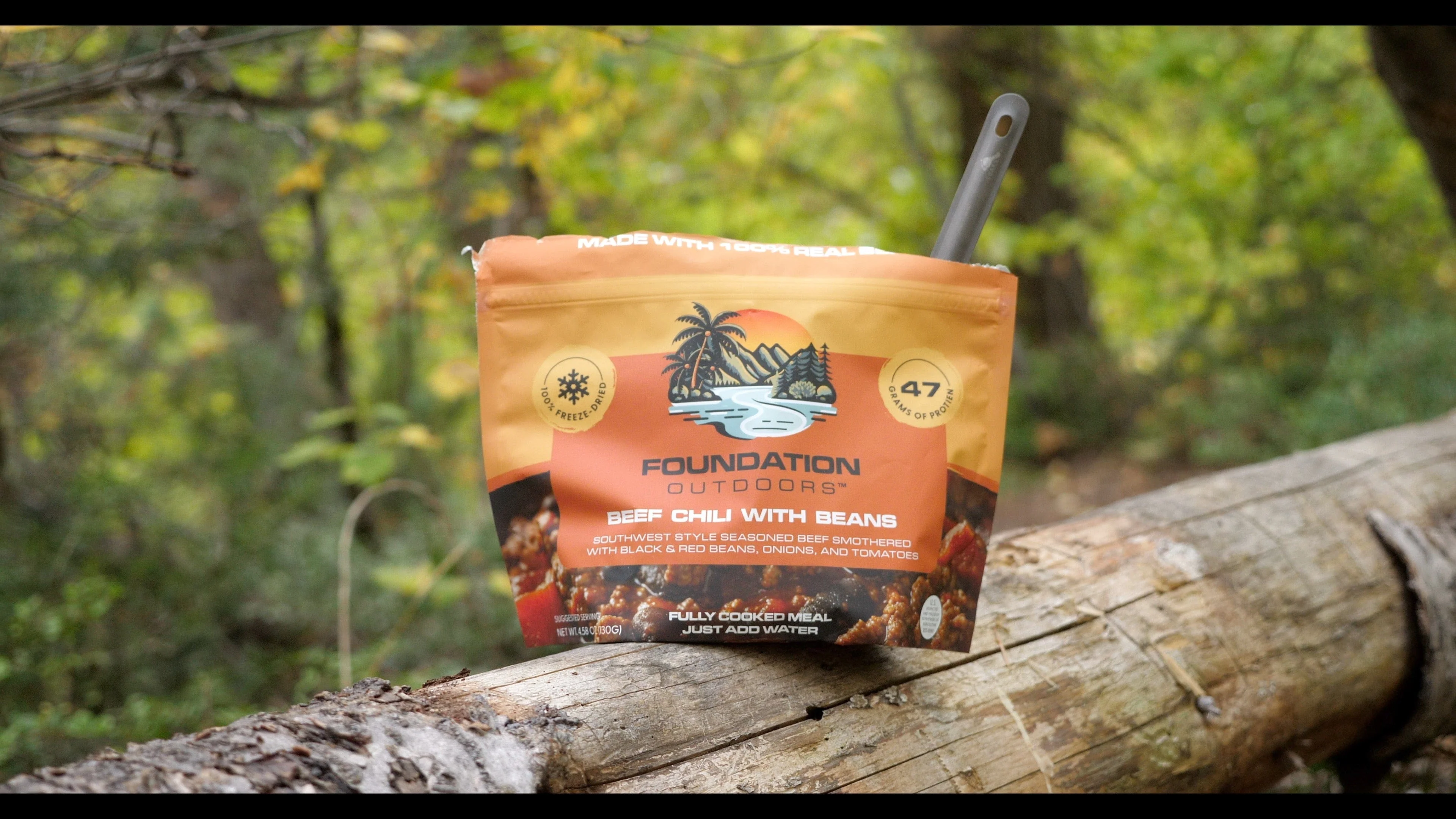 FOUNDATION Outdoors Beef Chili with Beans Meal - Image 3