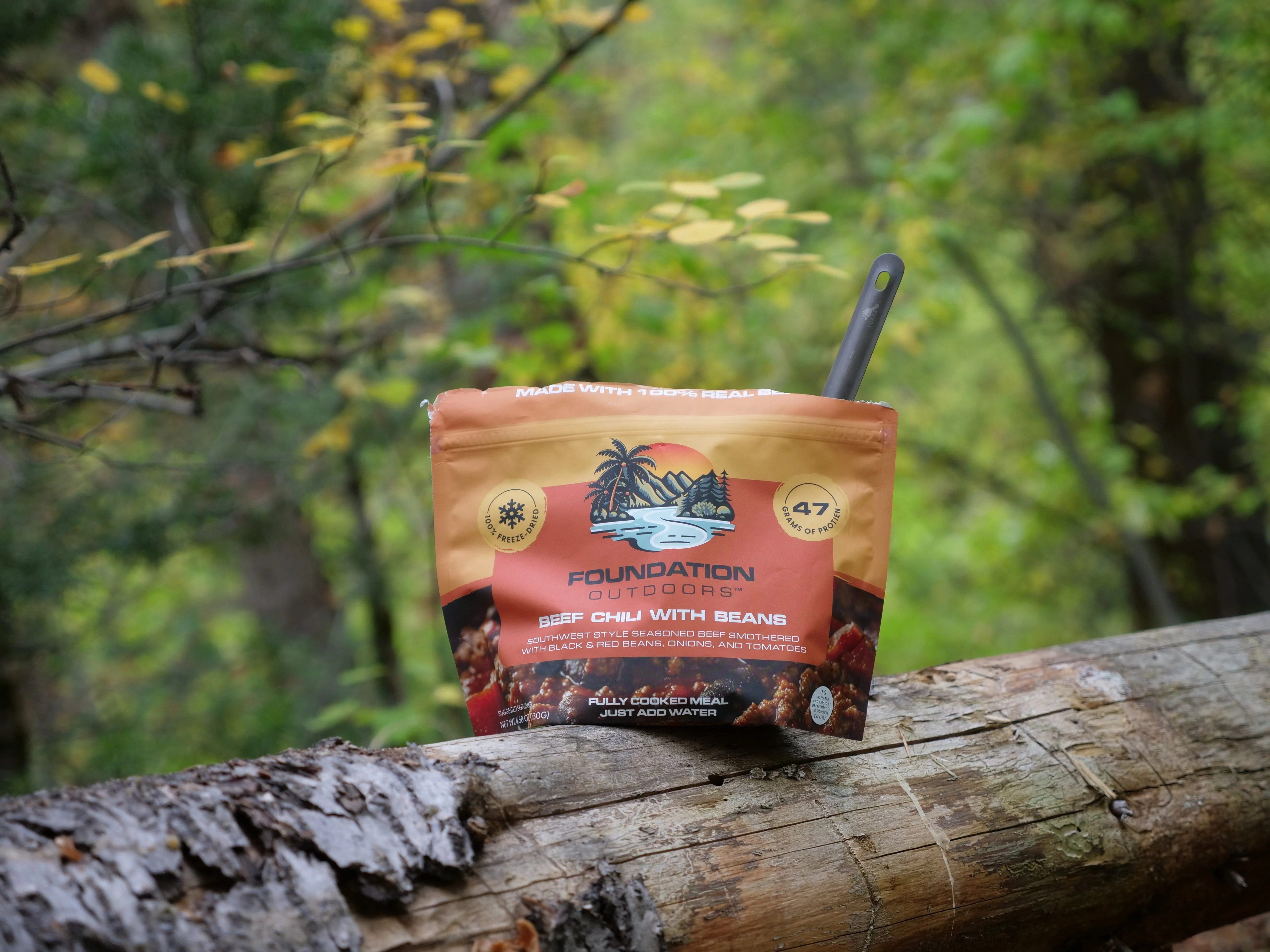 FOUNDATION Outdoors Beef Chili with Beans Meal - Image 4