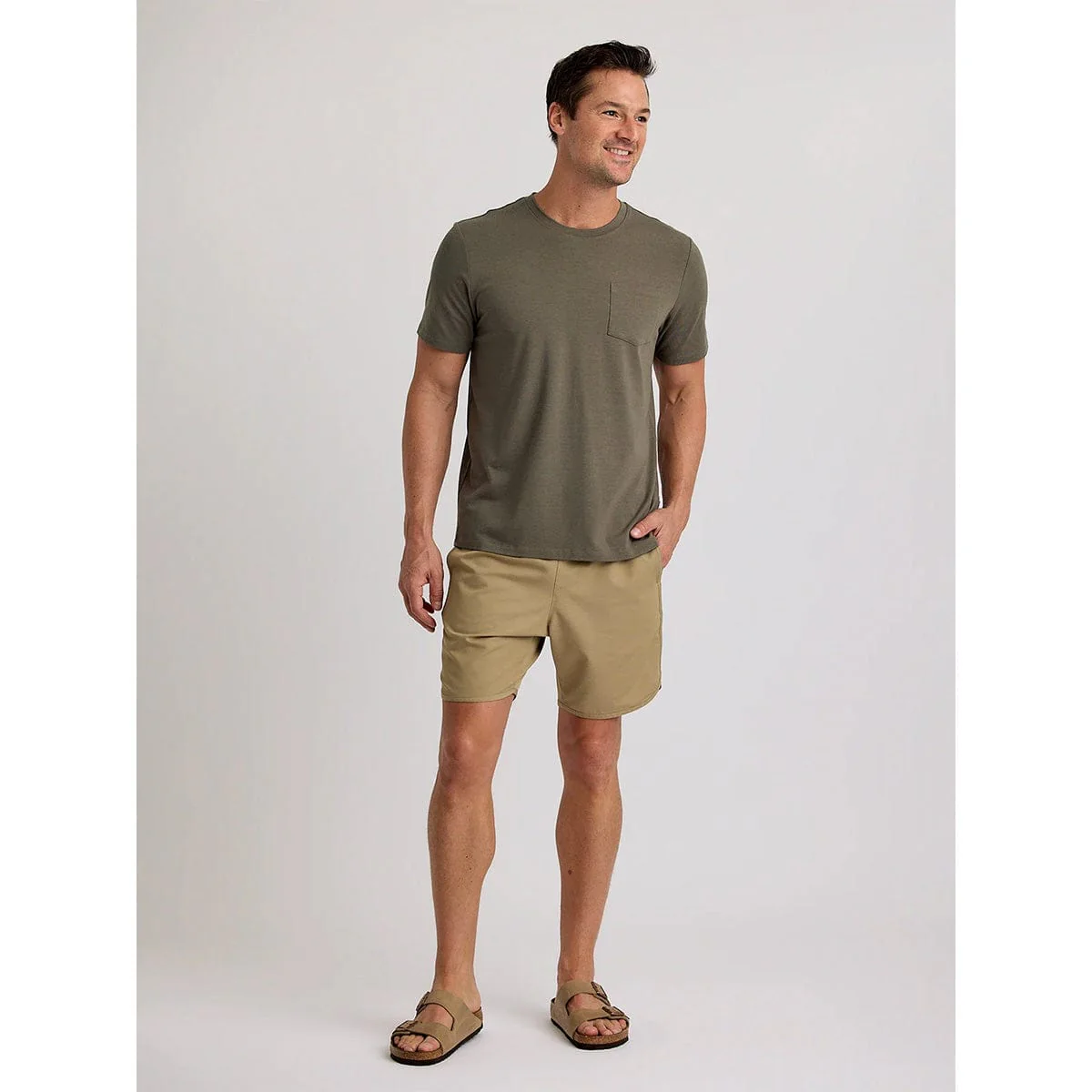 Free Fly Men's Bamboo Current Pocket Tee - Image 5