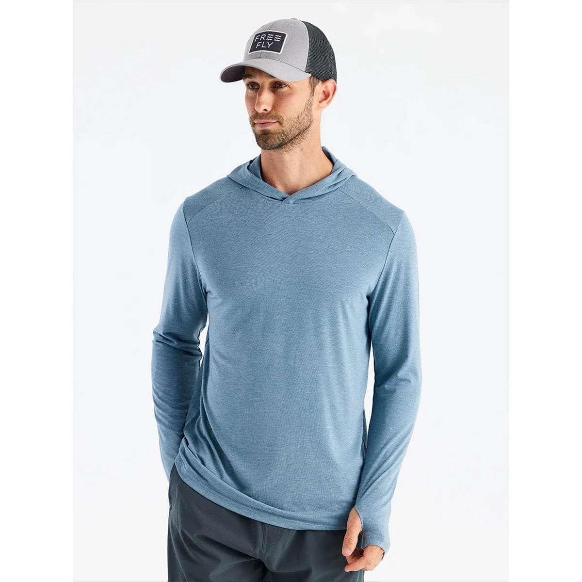 Free Fly Men's Bamboo Shade Hoodie - Image 10