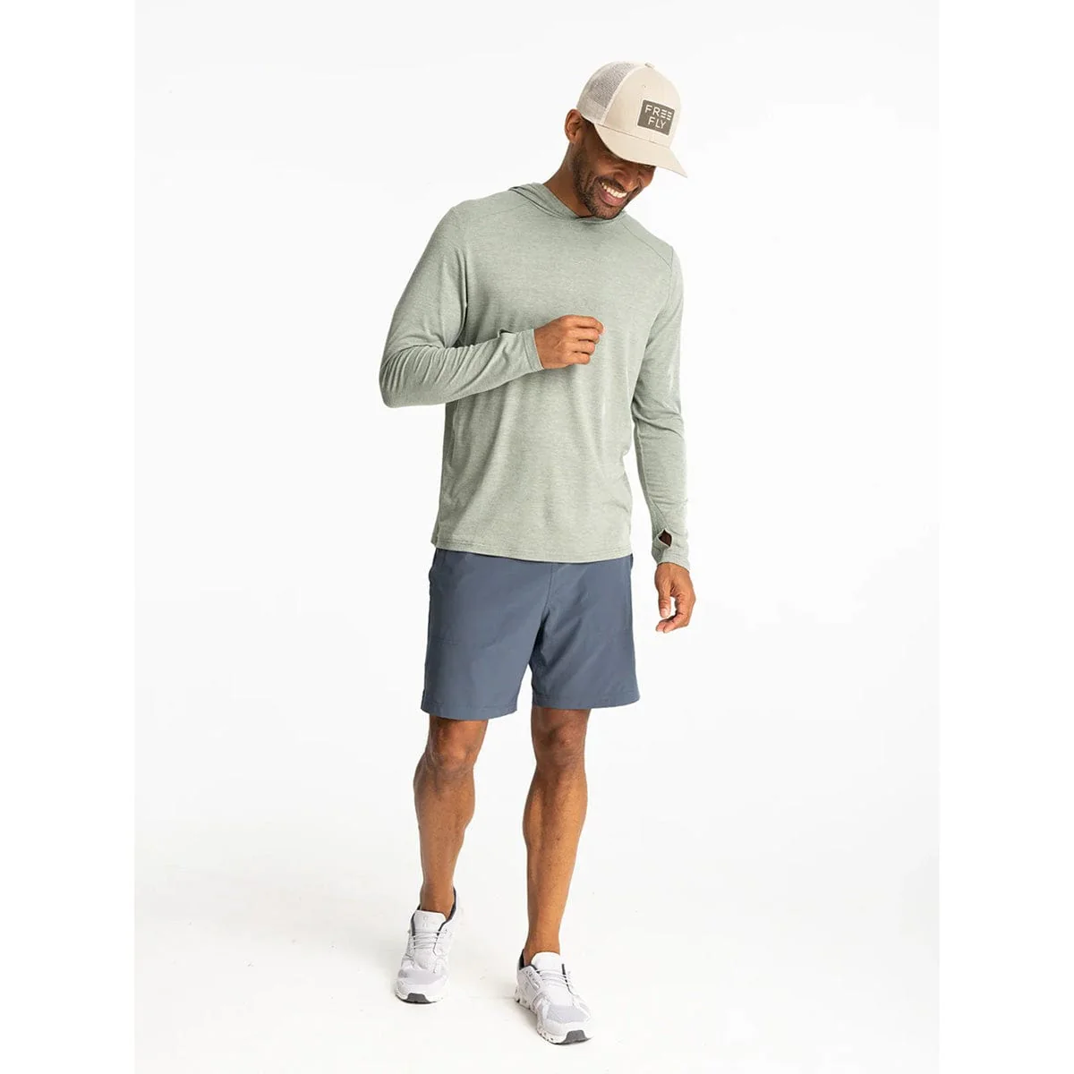 Free Fly Men's Bamboo Shade Hoodie - Image 4