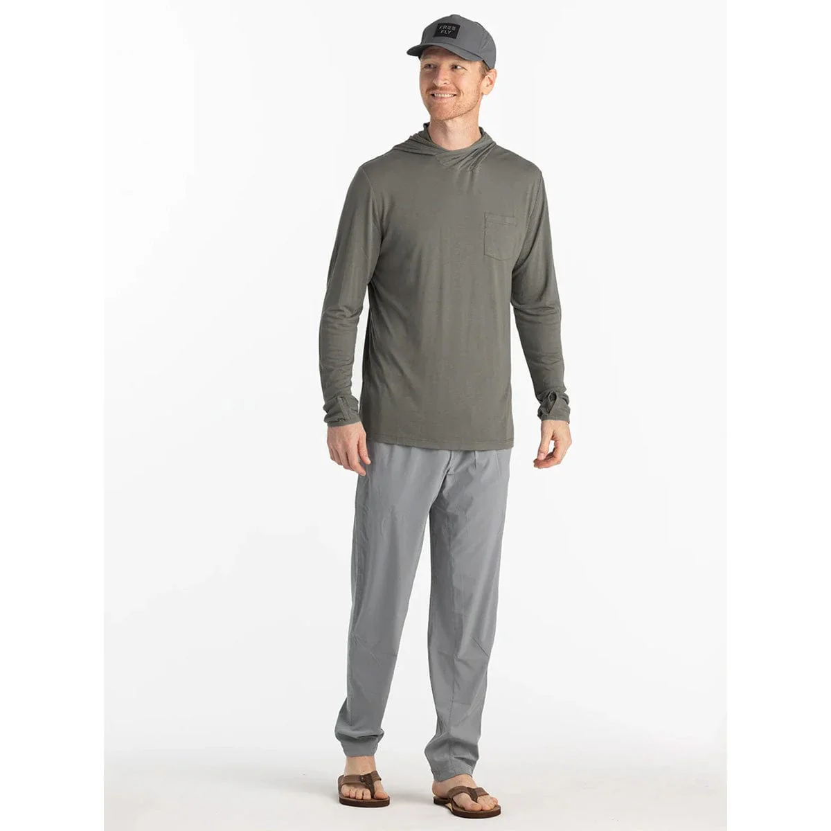 Free Fly Men's Bamboo Lightweight Hoodie - Image 18