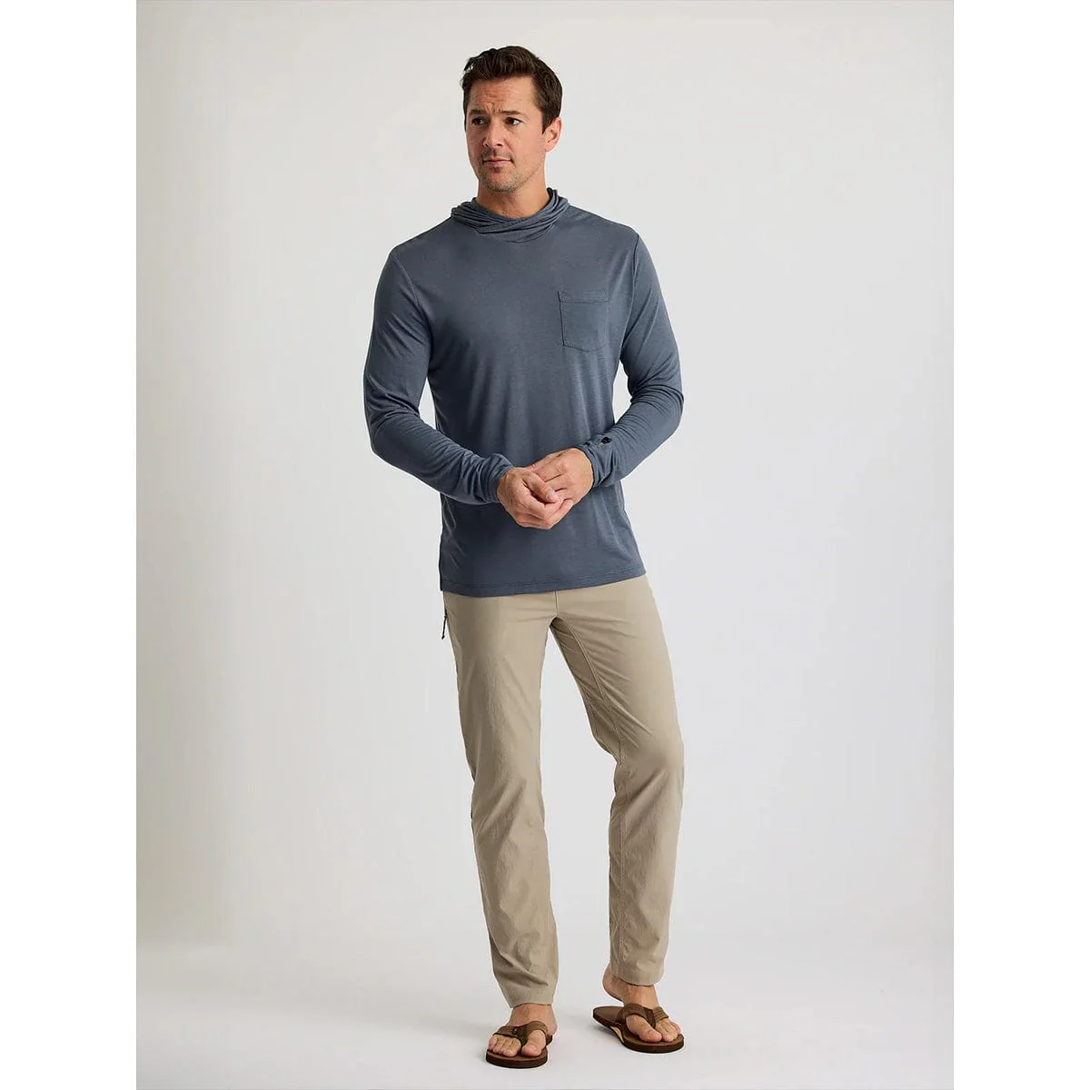 Free Fly Men's Bamboo Lightweight Hoodie - Image 3