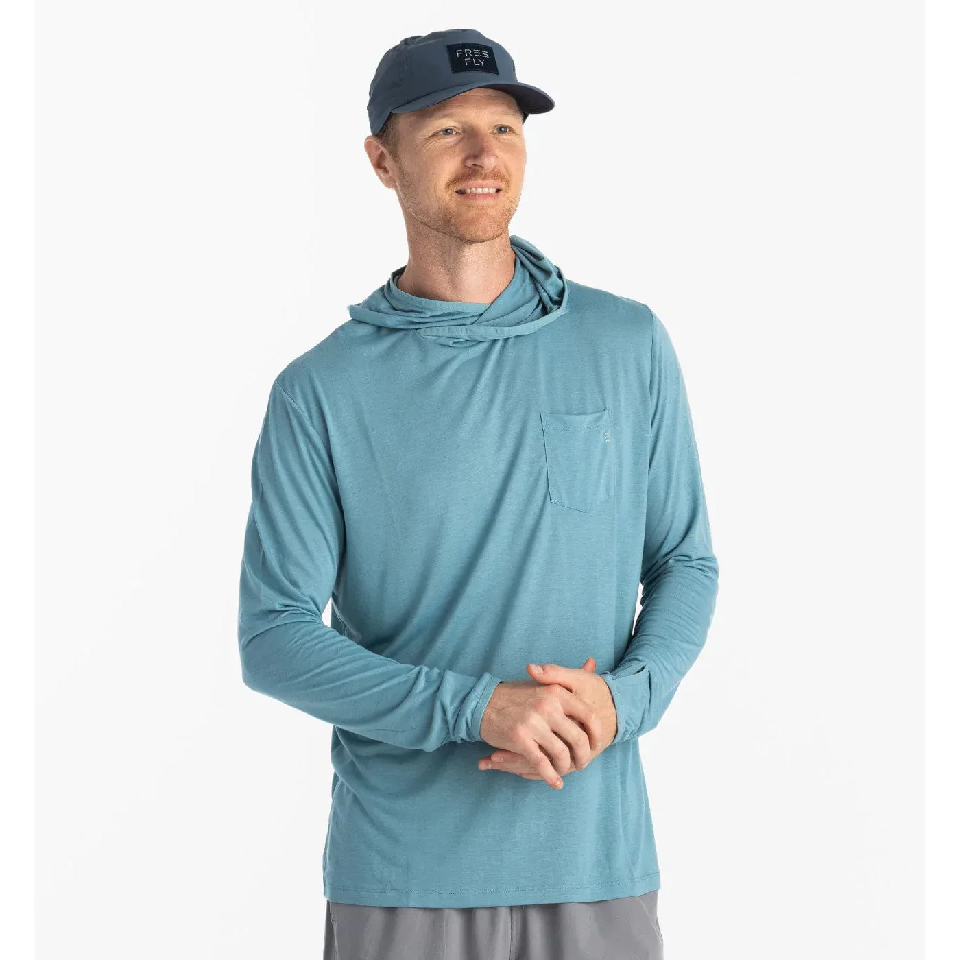 Free Fly Men's Bamboo Lightweight Hoodie - Image 7