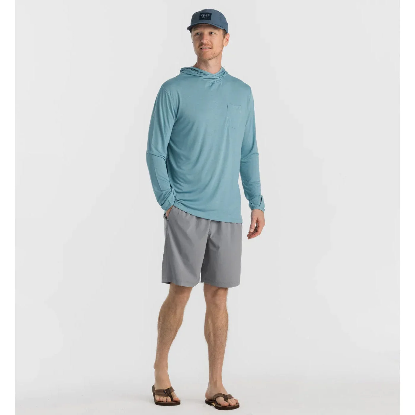 Free Fly Men's Bamboo Lightweight Hoodie - Image 9