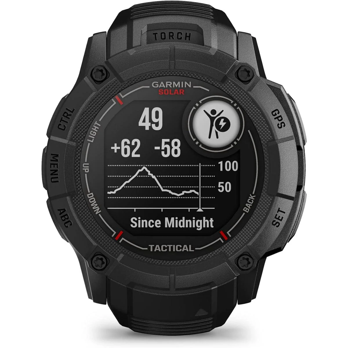 Garmin GPS Instinct 2X Solar Tactical Edition Watch - Image 3