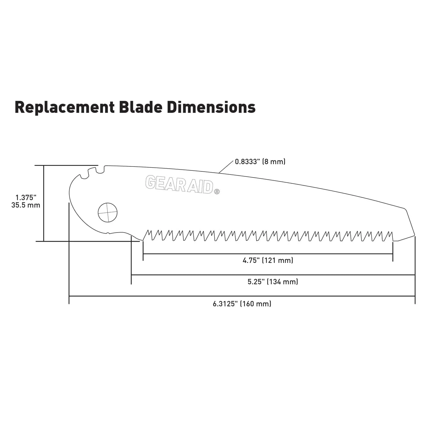 Gear Aid SKARA Camp Saw with Sheath - Image 10