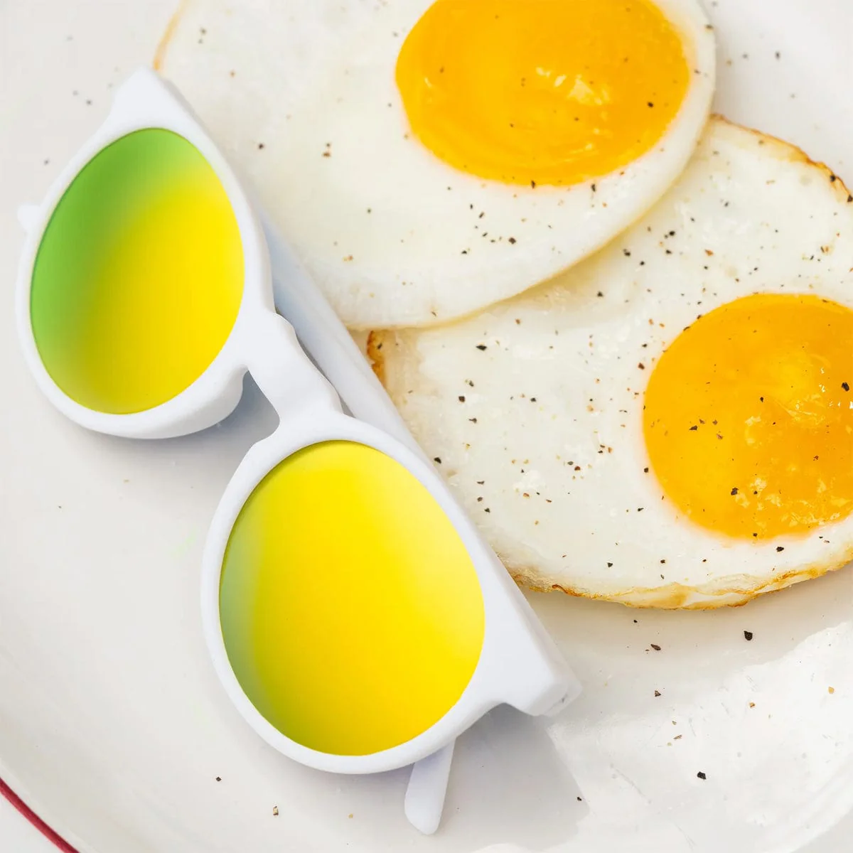 goodr Circle G Sunglasses - Yolk's On You - Image 3