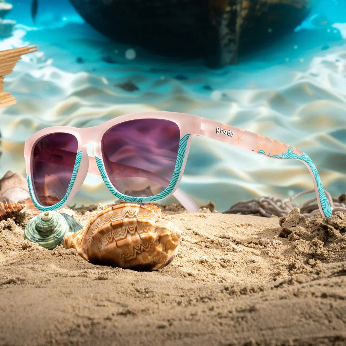 goodr OG Sunglasses - Mermaid Hair, Don't Care - Image 2