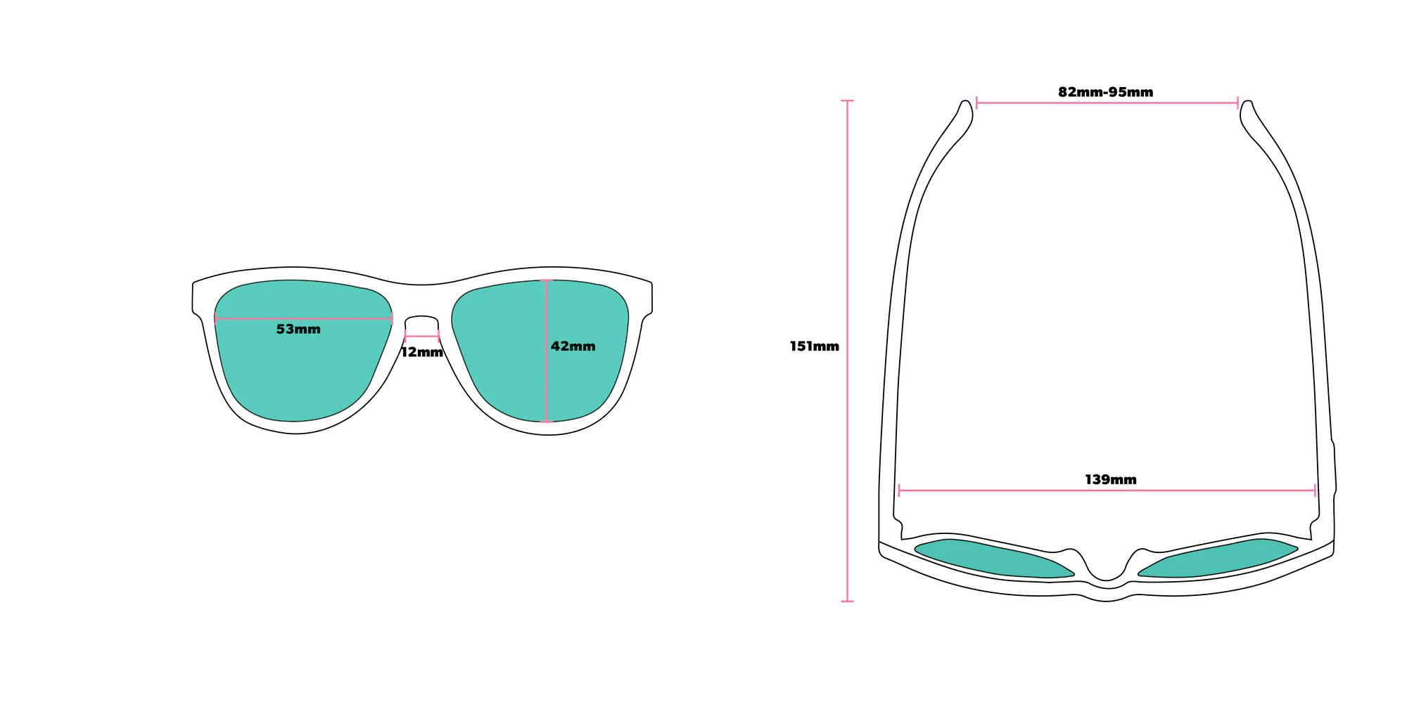 goodr OG Sunglasses - Three Parts Tee - Image 5