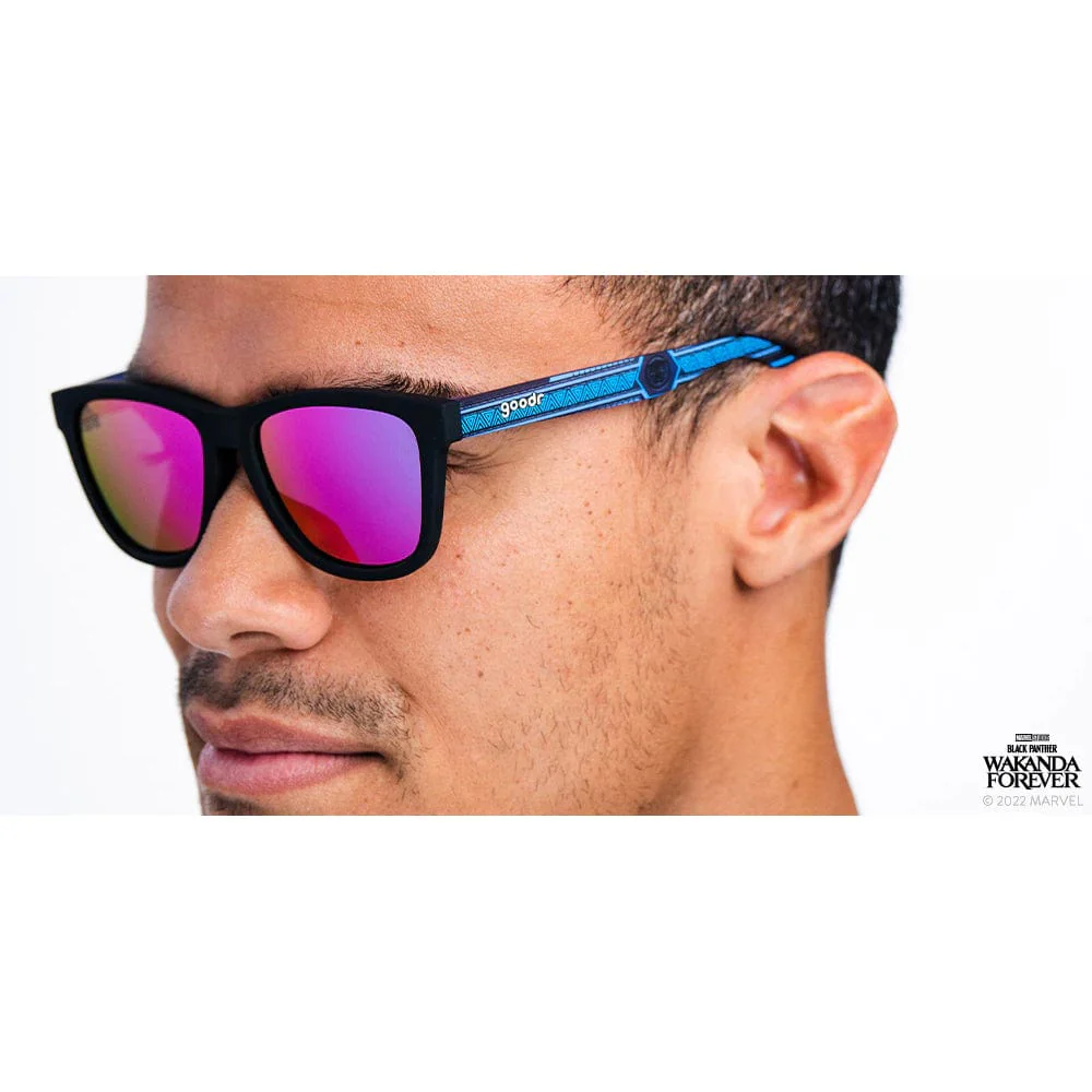 goodr OG Marvel Comics Sunglasses - Vibranium Vision - Image 2
