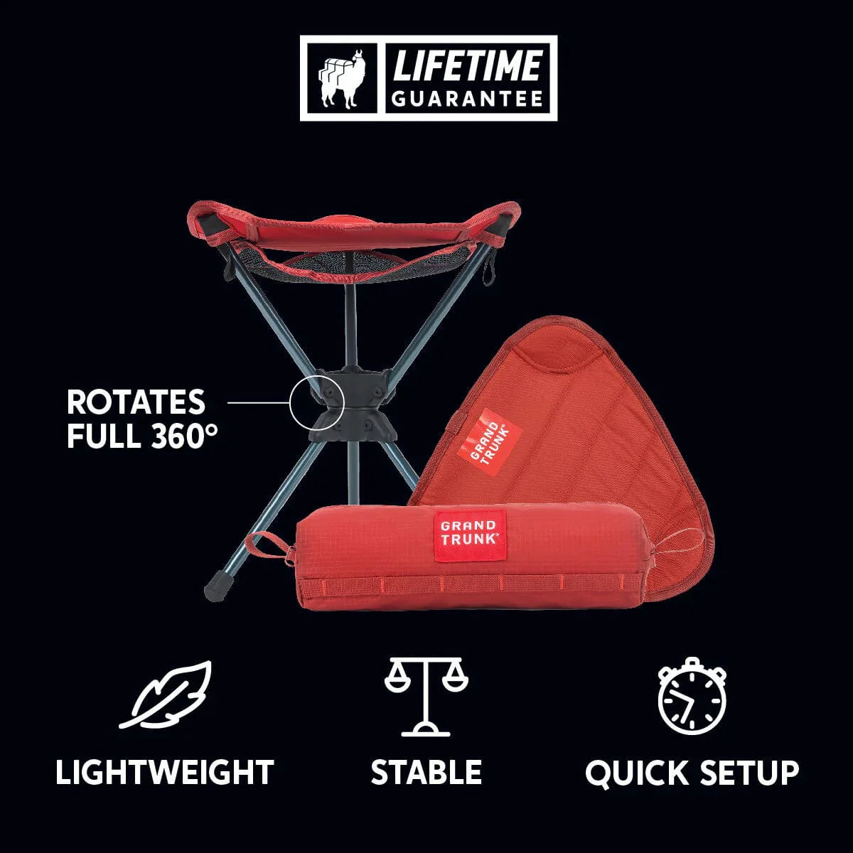 Grand Trunk Compass 360 Stool - Image 8