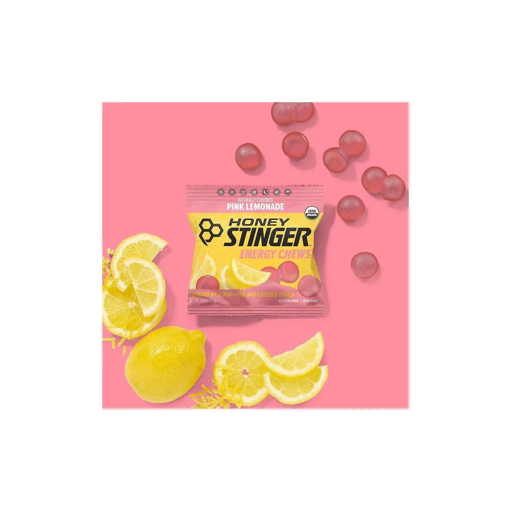Honey Stinger Pink Lemonade Organic Energy Chews